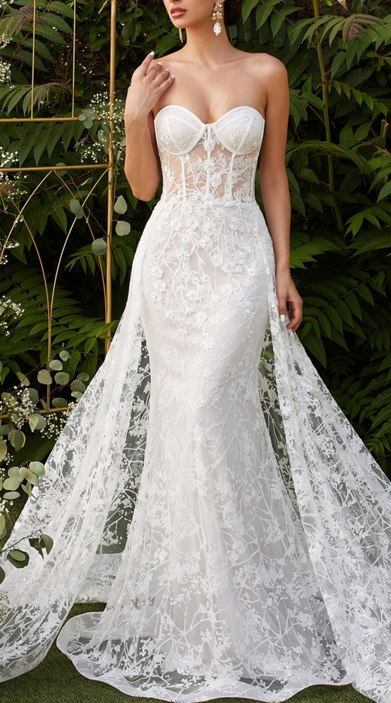 Wedding gown new evening formal bridal dress